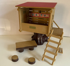 Sylvanian Vintage Treehouse Epoch with Ladder Swing Log Table Seats Tree House