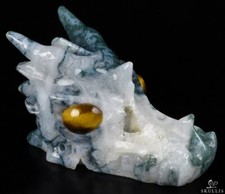 GEODE Huge 5.0" Green Moss
