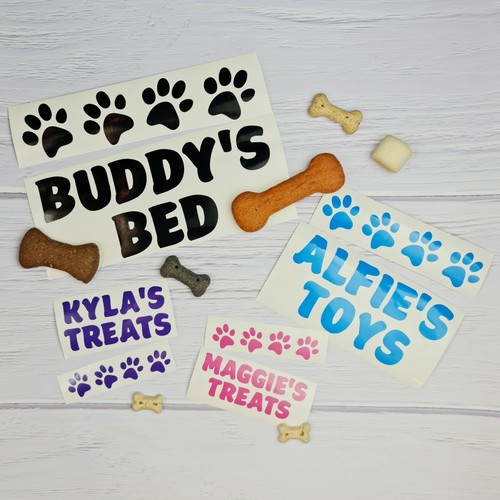 Personalised pet name vinyl - name,