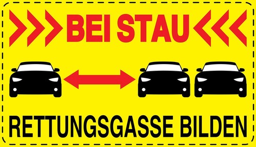 Traffic jam rescue lane - traffic,
