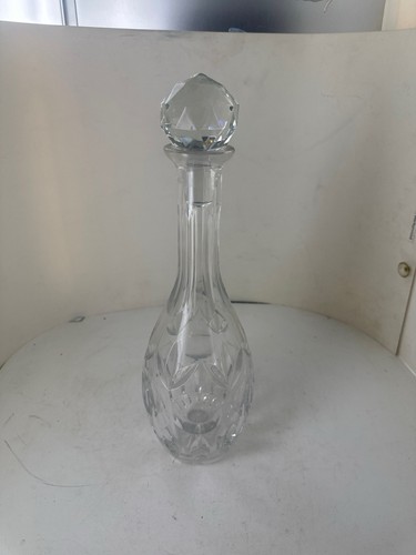 Vintage cut lead crystal glass - crystal,