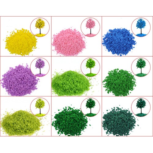 Static tree foliage - tree, powder