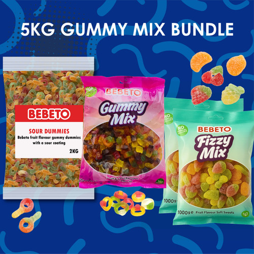 Bebeto 5kg gummy mix - 5kg, bulk