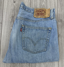  Levi's 501 Waist:34” Leg:36” Hem: 9” Blue Jeans Great Condition