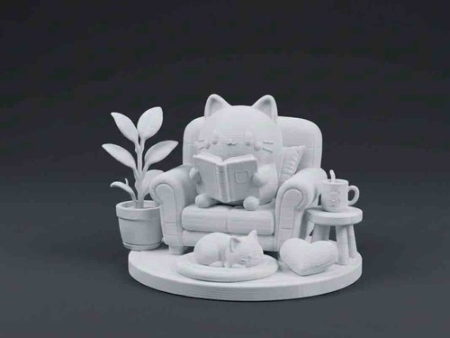 Doll house reading - house, 1:12