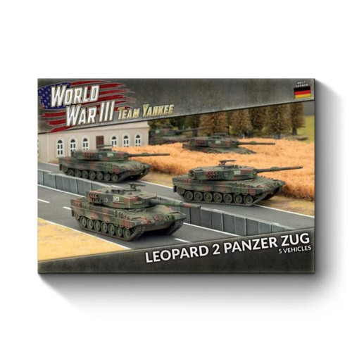 Leopard panzer zug wwiii x5 - 2,