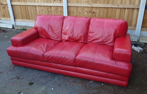 Sofa leather from dfs - sofa,