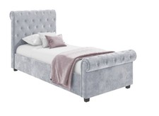 Modern Velvet Single Sleigh