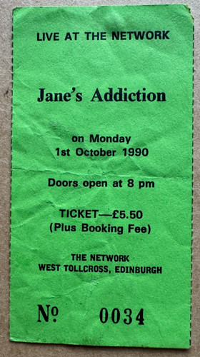 Janes addiction edinburgh - janes,
