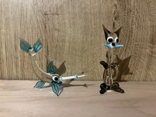 Murano glass animal - x2,
