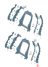 NEW GENUINE AUDI TT TTS FRONT