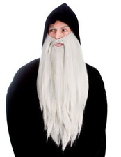 NEW Deluxe Grey Long Beard