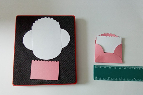 Sizzix die card - &, envelope