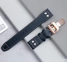Genuine leather strap for iwc - leather,