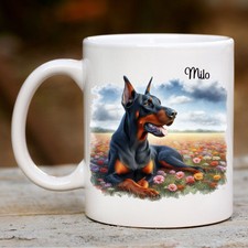 Personalised Dobermann Mug