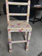 Upcycled Fairy Themed  Childs Chair.