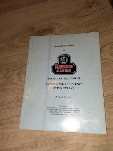 Instruction manual for marconi - manual,