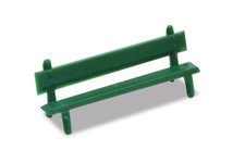 Peco LK-25 OO Gauge Platform Seats Green