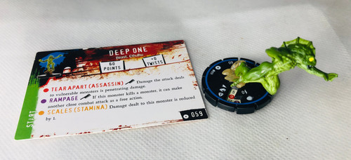 Horrorclix deep one - #059, blue