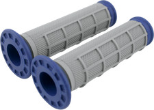 Renthal Dual Compound Half Waffle Blue Quad ATV Grips