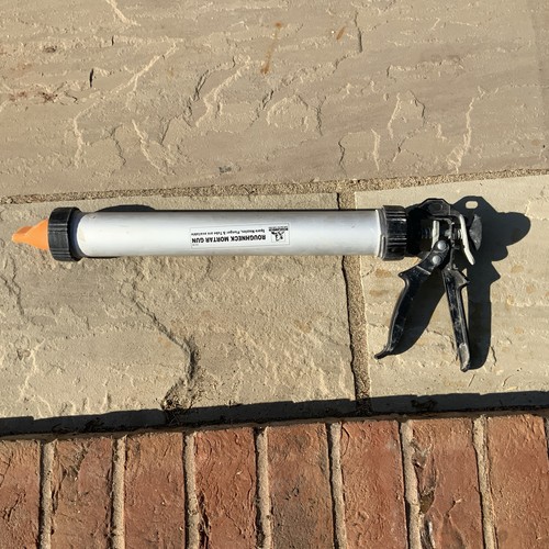 Rough neck mortar gun with - rough,