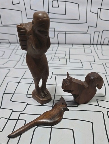 Vintage hand carved wood - vintage,