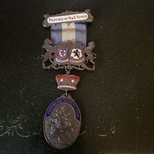 Medal Fob - Province Of N&E Yorks, Provincial Charity Fund- Masonic Interest