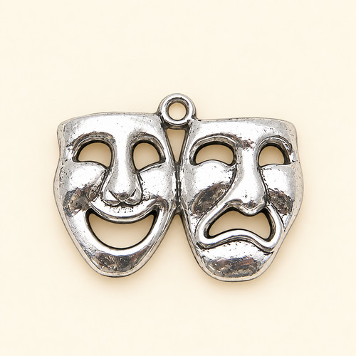 Pcs tibetan silver theatre - silver,
