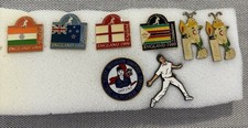 8 Assorted Vintage Cricket Pin