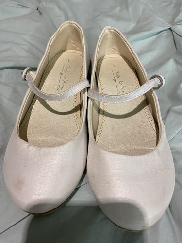 Girls ivory bridesmaid shoes - girls,
