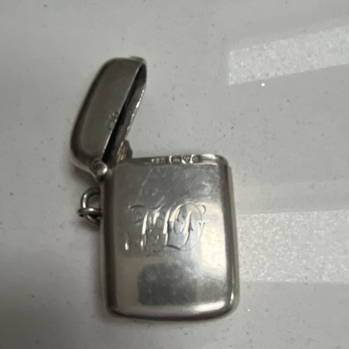 Silver vesta case matchsafe - silver,