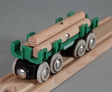 BRIO 33696 LUMBER LOADING WAGON TIMBER LOGGING TRUCK Thomas and Friends Wooden