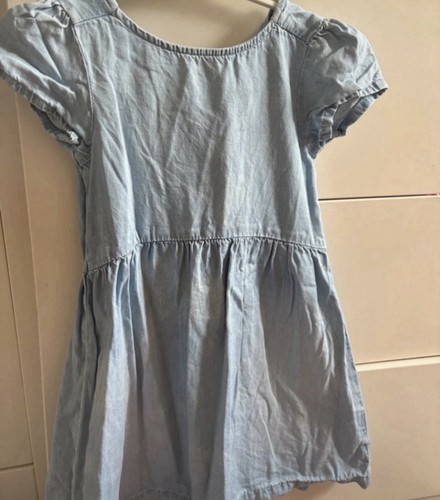 Next girls blue denim - girls, 5-6y