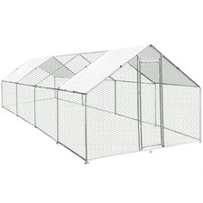 Chicken Coop Cage Run Pen Walk In Hens Ducks Poultry Pet Enclosure