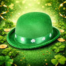 St Patricks Day Green Bowler