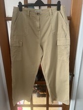 Next Ladies Beige Cotton Cargo