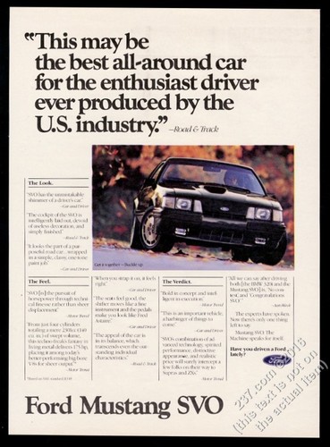 1984 ford mustang svo - 1984,