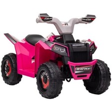 Kids Electric Quad Bike Childrens 6V Kids Ride-On ATV 18-36 Months Pink