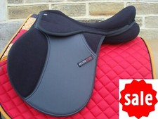 SALE Shires Hi Lite Self Adjusting Horse Synthetic GP Saddle 17 or 18 Inch