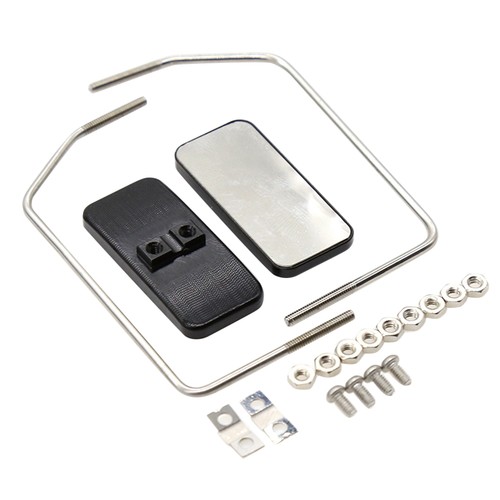 Metal rearview for 10 rc - metal, 1/10