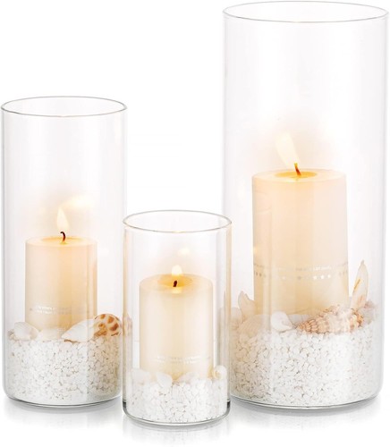 Hurricane candle holder glass - candle,
