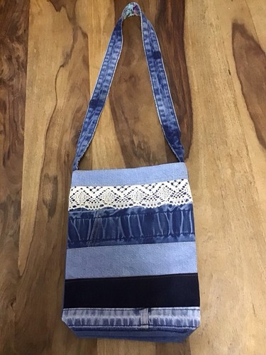 Denim upcycled handmade - denim,
