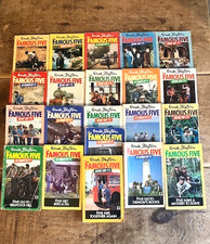 Enid Blyton FAMOUS FIVE complete set of 21 books TV paperbacks vintage 1980's