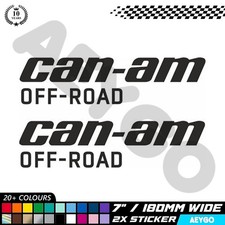 2x CAN-AM CANAM Vinyl Stickers Decal Car Window Bumper Race Livery Mod Sponsor