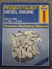 Peugeot Talbot Diesel Engine