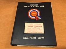 BMC..Austin/ Morris J2/152..Mechanical service parts list...AKD 3452..used/ good