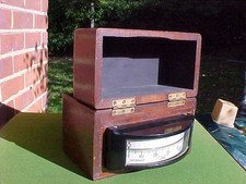 ANTIQUE INDUSTRIAL ELECTRIC PYROMETER THERMOMETER : NEGRETTI & ZAMBRA LONDON