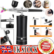 Rechargeable Airbrush Kit with Compressor Handheld Spray Gun Makeup Nail Tattoo