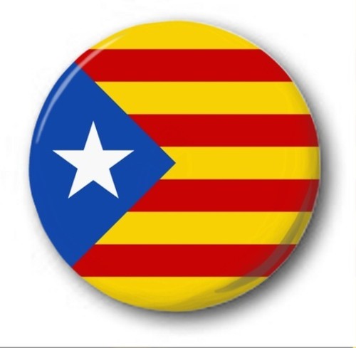 Catalonia flag 25mm 1 - flag,