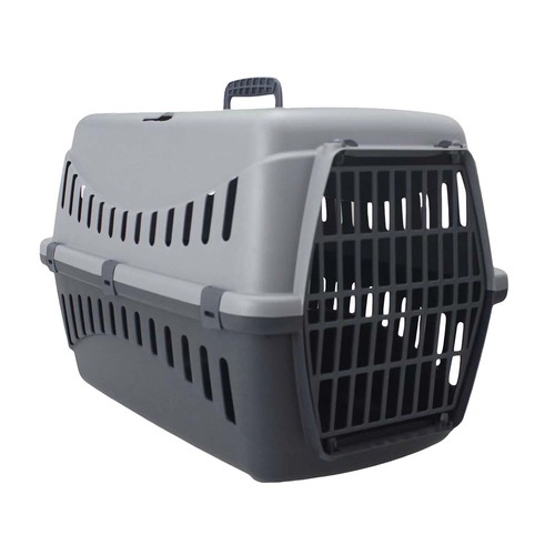Medium pet carrier - light, grey